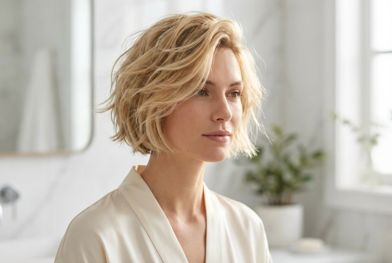 Acconciatura: Capelli Corti Moderni con Volume e Texture