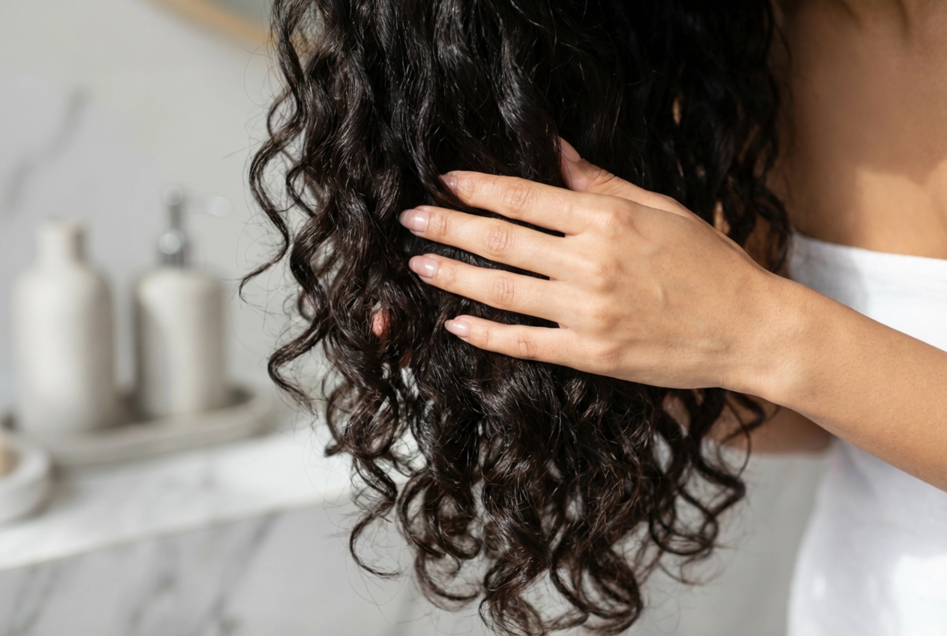 Come acconciare i capelli ricci da donna: definizione e lucentezza