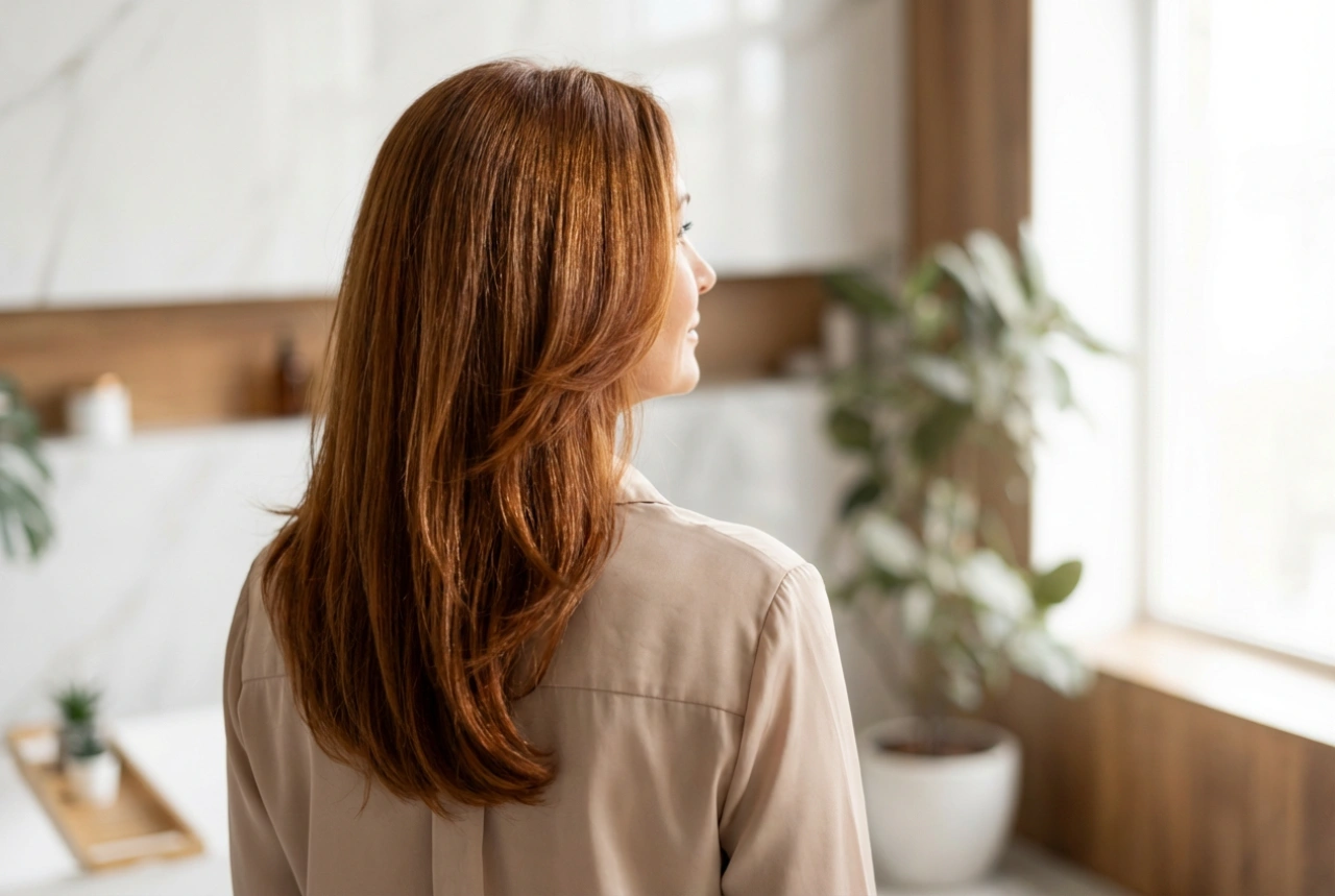 Strati e Lucentezza: Acconciature per Donne di 50 Anni con Capelli Lunghi
