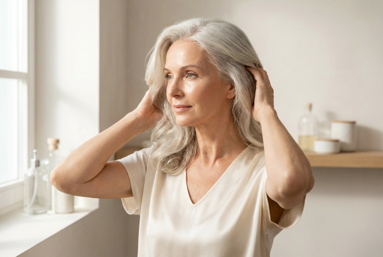 Capelli lunghi dopo i 60 anni: acconciature eleganti passo dopo passo