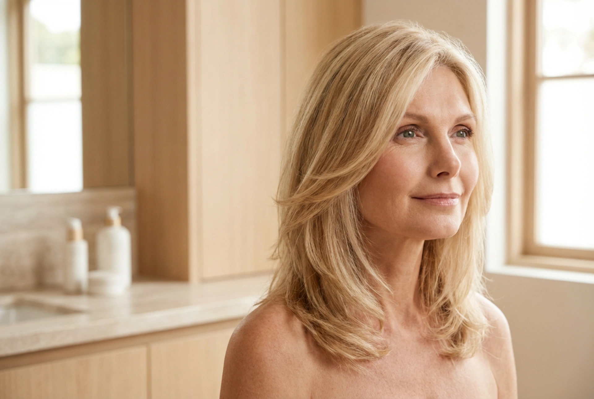 Media lunghezza con leggerezza: acconciature eleganti per donne mature