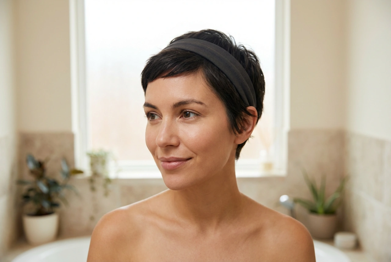 Acconciature anni '90 per capelli corti: pixie, mini chignon e fasce