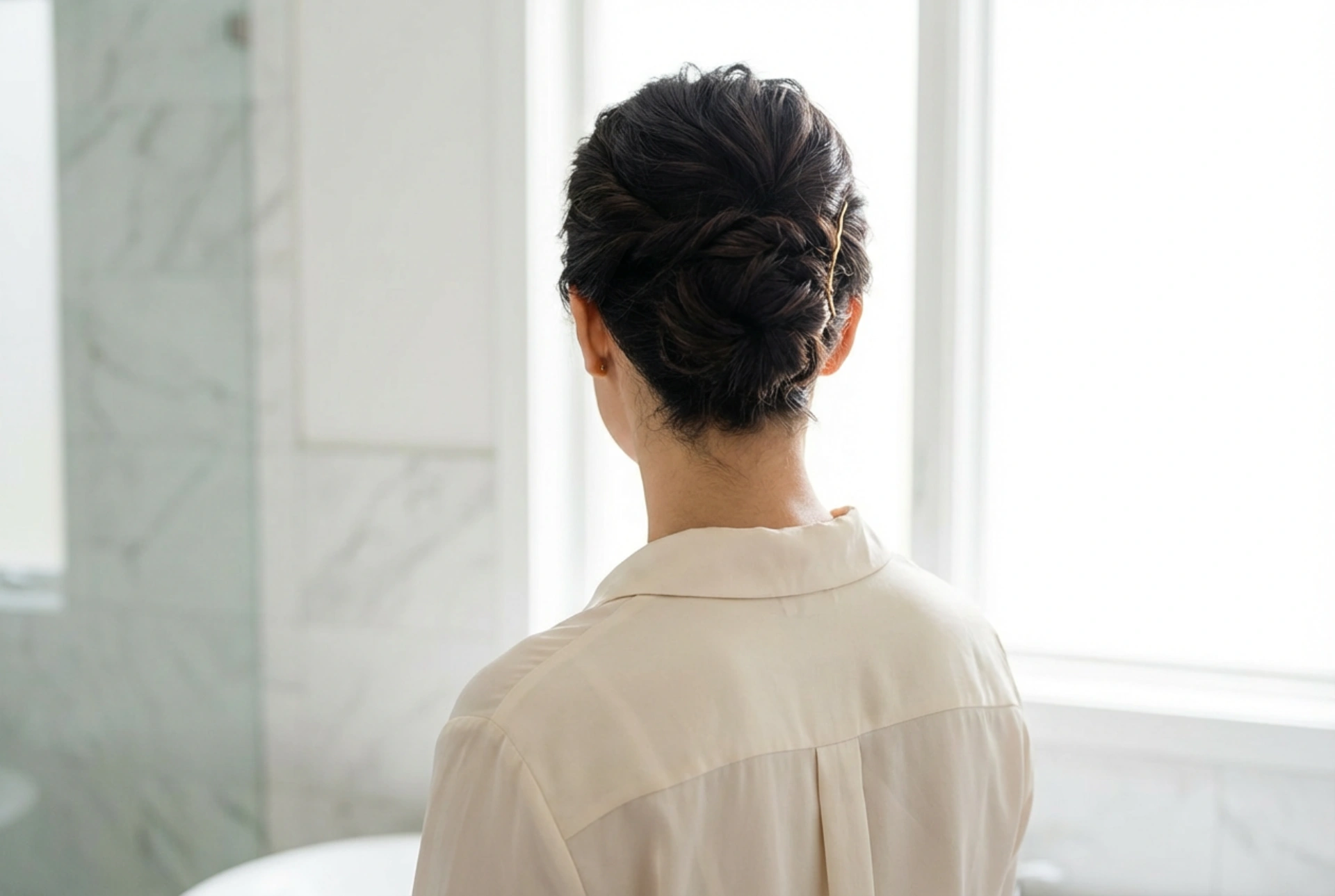 Acconciature per capelli corti: raccolti eleganti passo dopo passo per la mamma alla Prima Comunione
