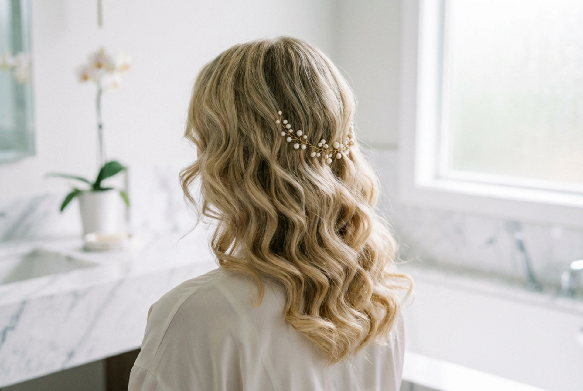 Capelli alle spalle per un matrimonio: acconciature, ricci e onde senza perdere volume