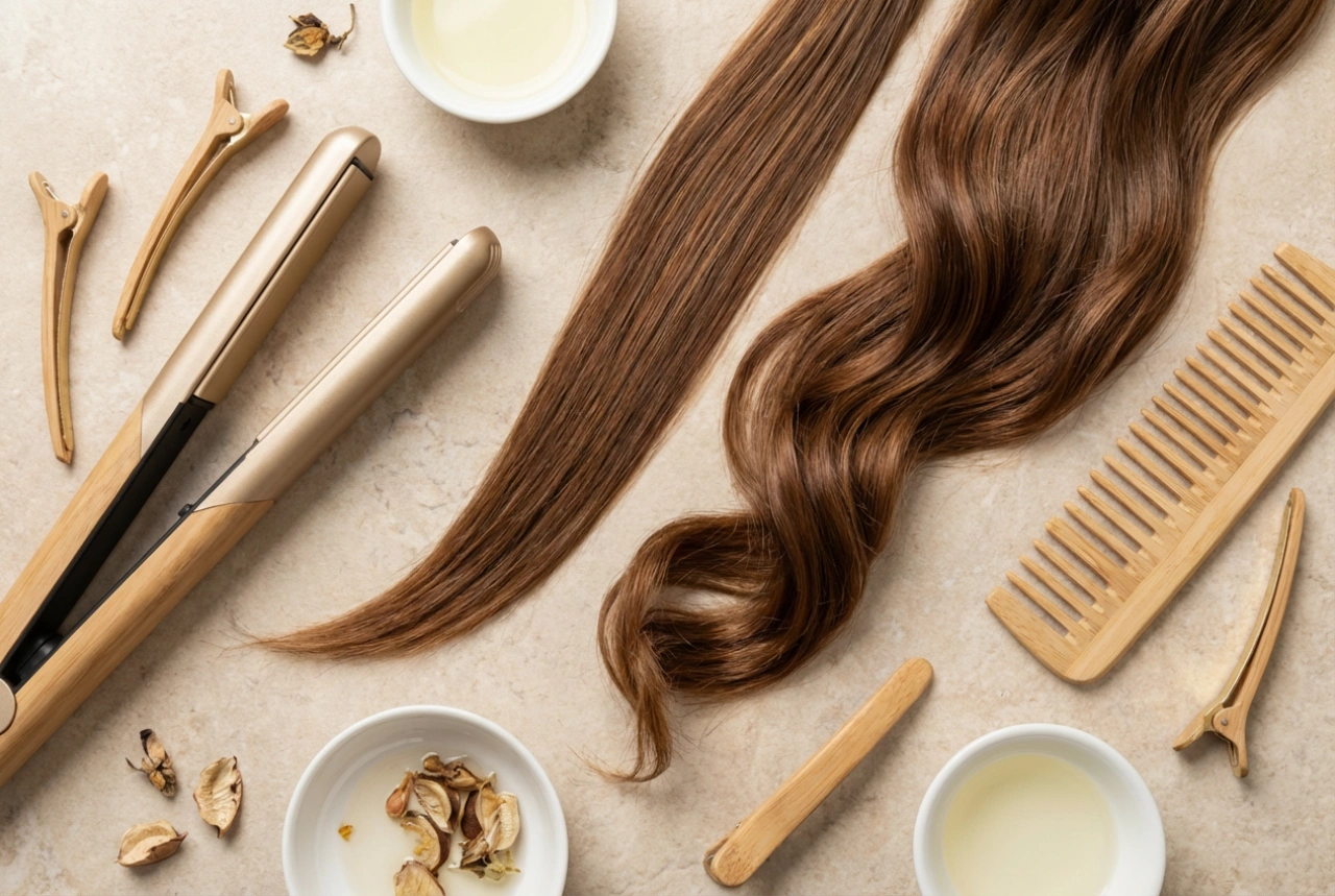 Styling per capelli lisci: acconciature lisce, onde e raccolti