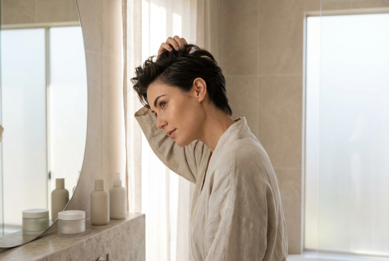 Cresta da donna su capelli corti: come creare un faux hawk senza rasare