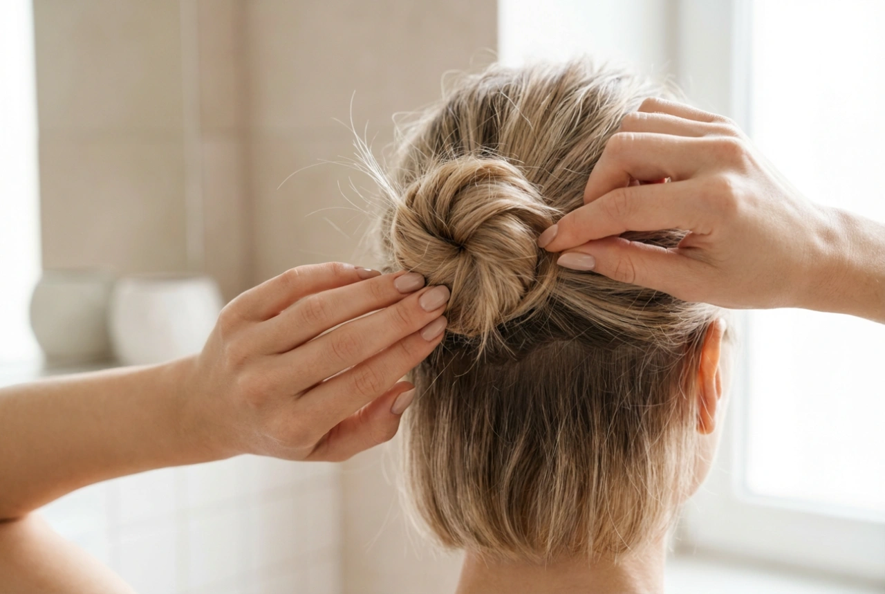 Chignon su capelli corti: tre tecniche per diverse lunghezze e densità