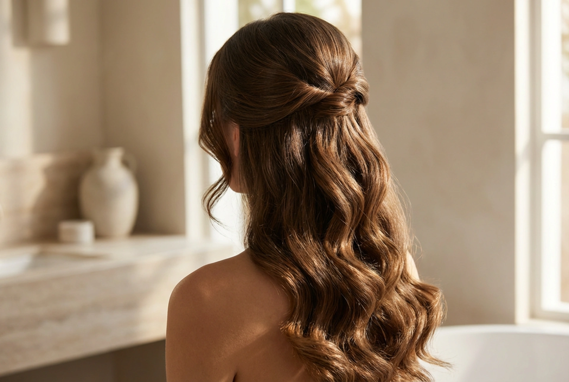 Acconciature per Capelli Lunghi: Onde, Semi-Raccolti e una Coda di Cavallo Elegante