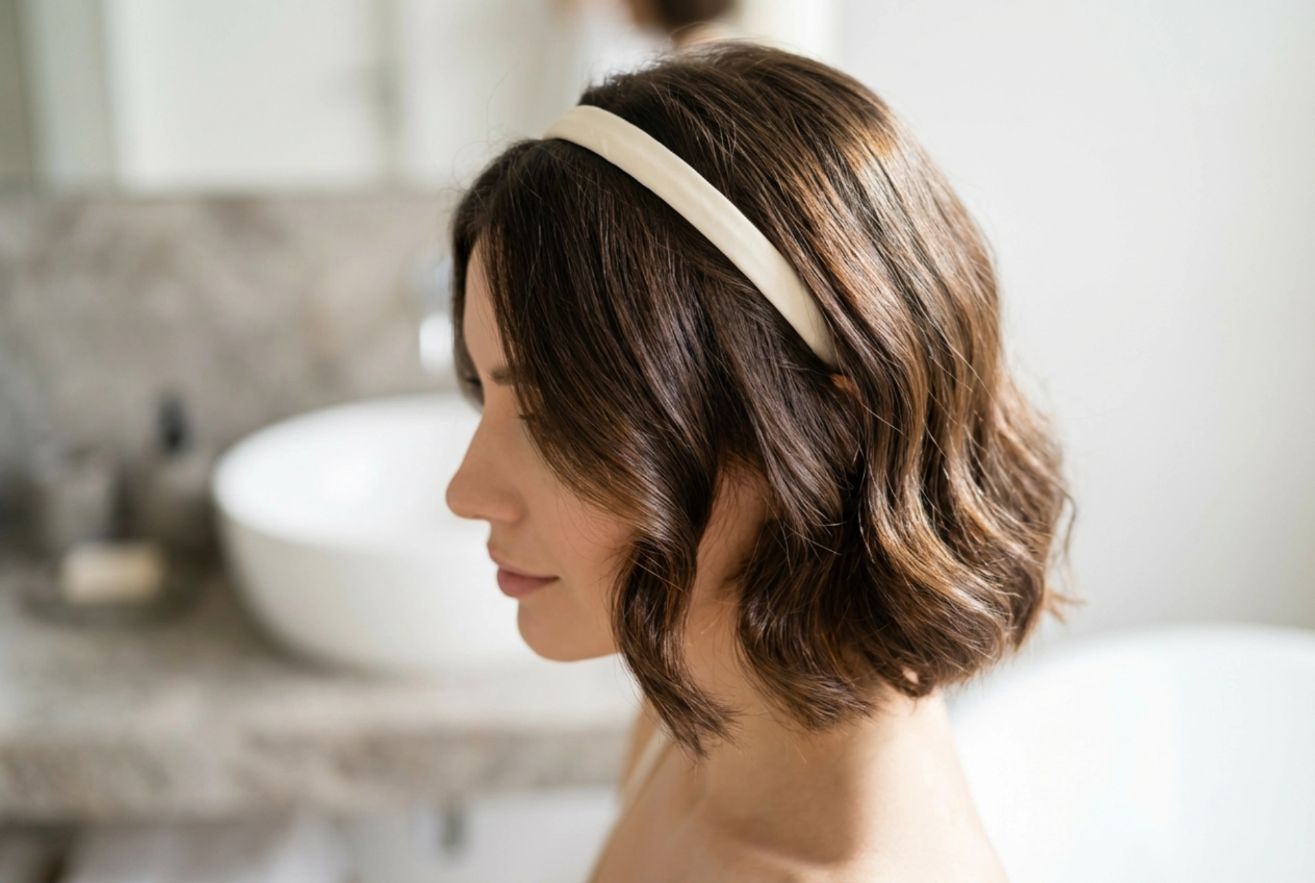 Acconciature per capelli corti: onde, fasce e texture