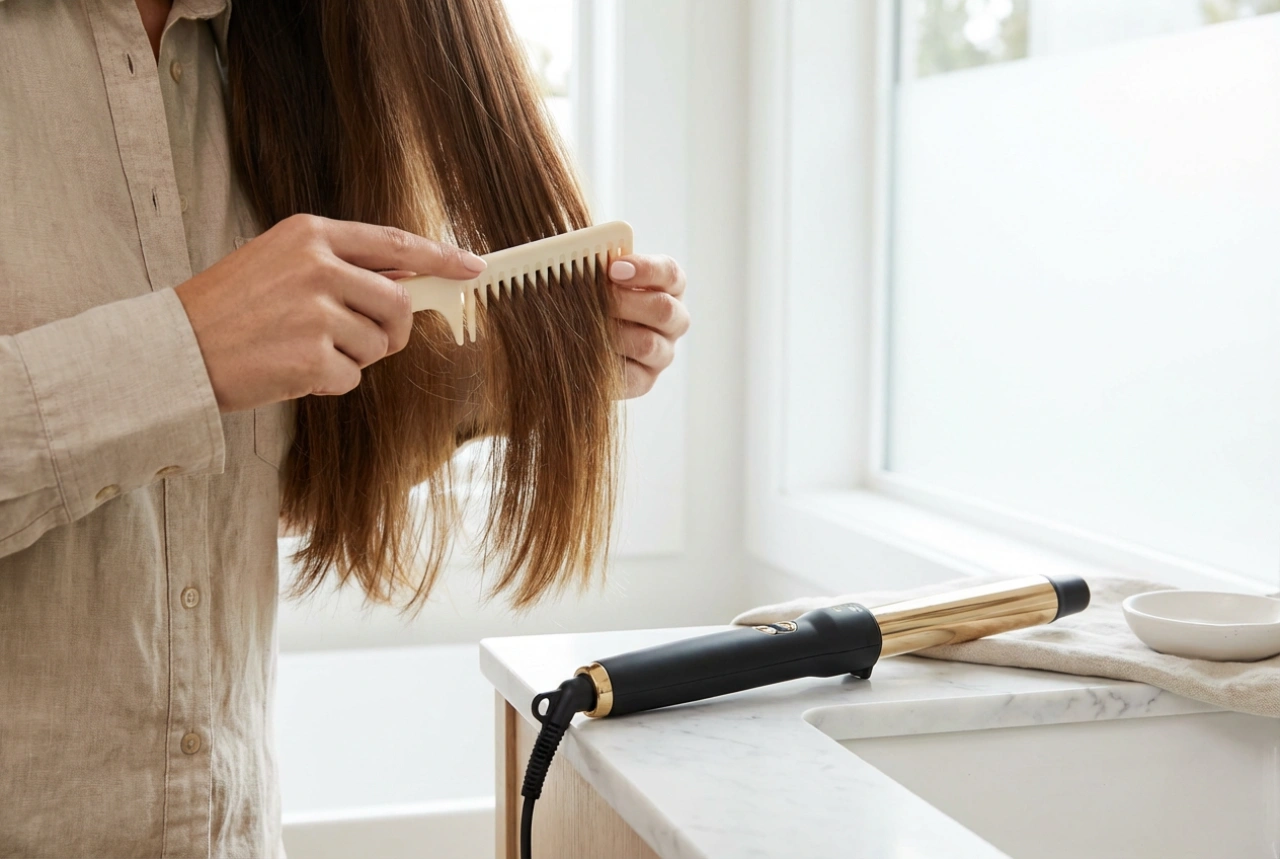 Arricciacapelli per principianti: sezionamento, tempo di posa e raffreddamento