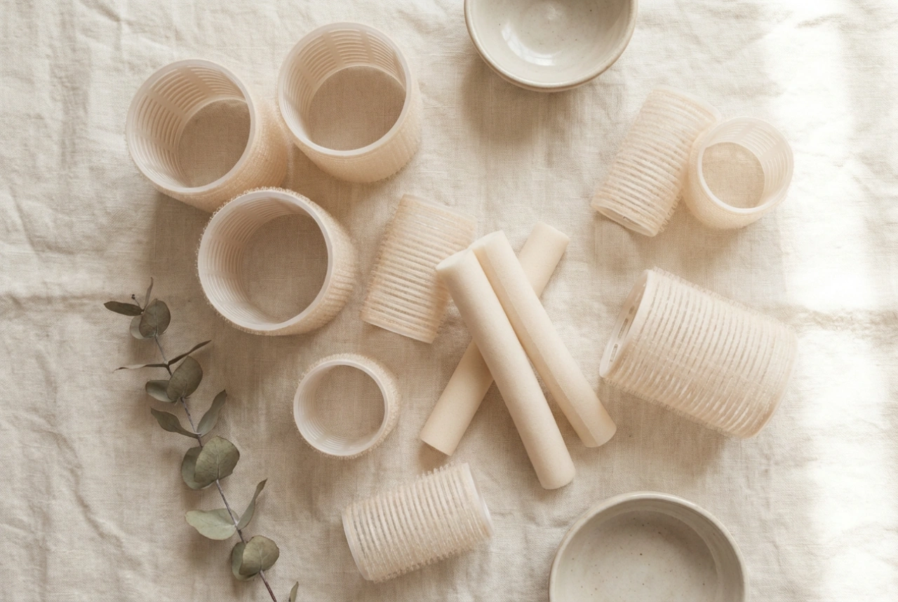 Bigodini per capelli: tipi, scelta del diametro e applicazione passo dopo passo