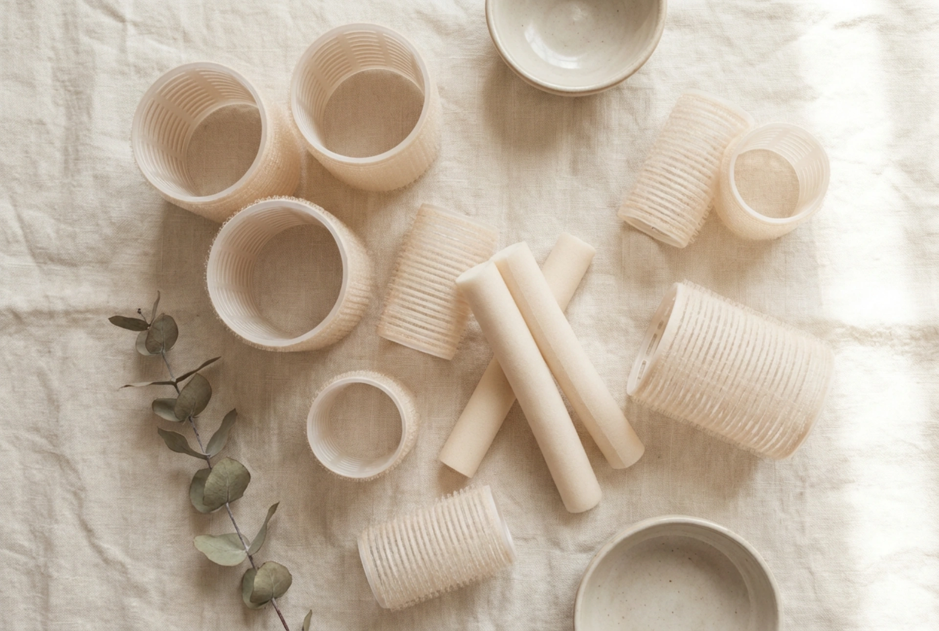 Bigodini per capelli: tipi, scelta del diametro e applicazione passo dopo passo