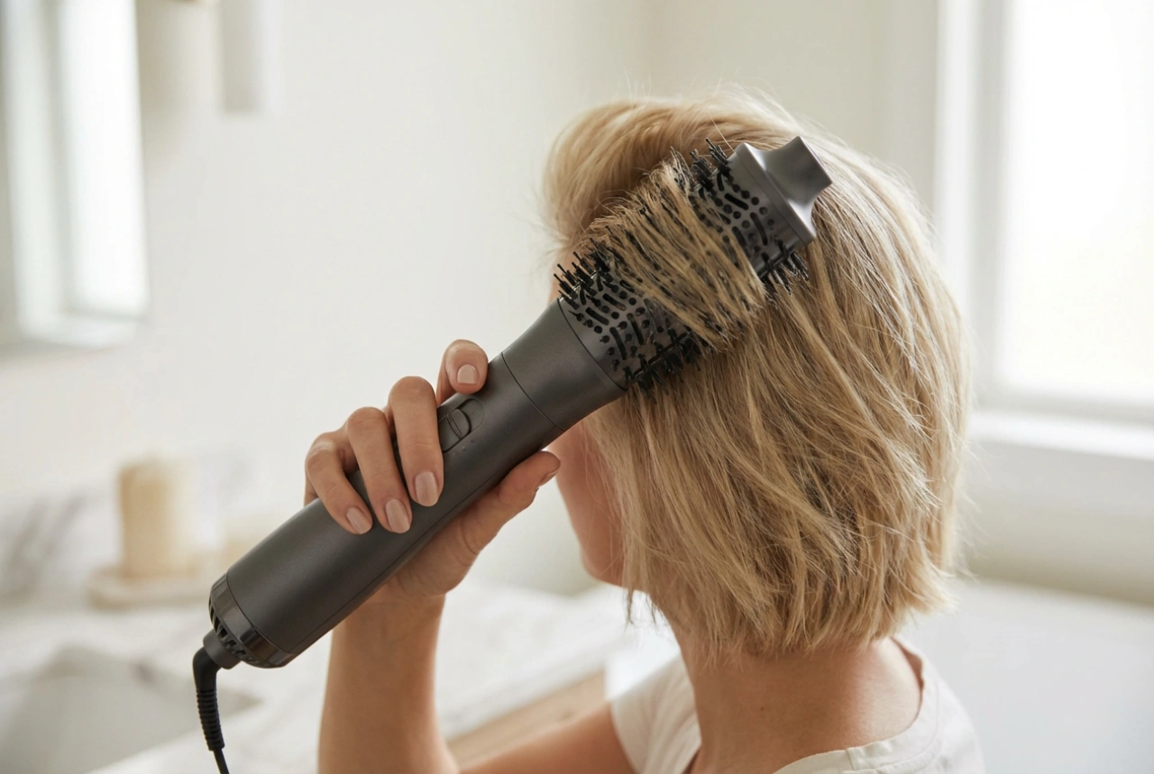Spazzola asciugacapelli per capelli corti: tecniche di volume e piega