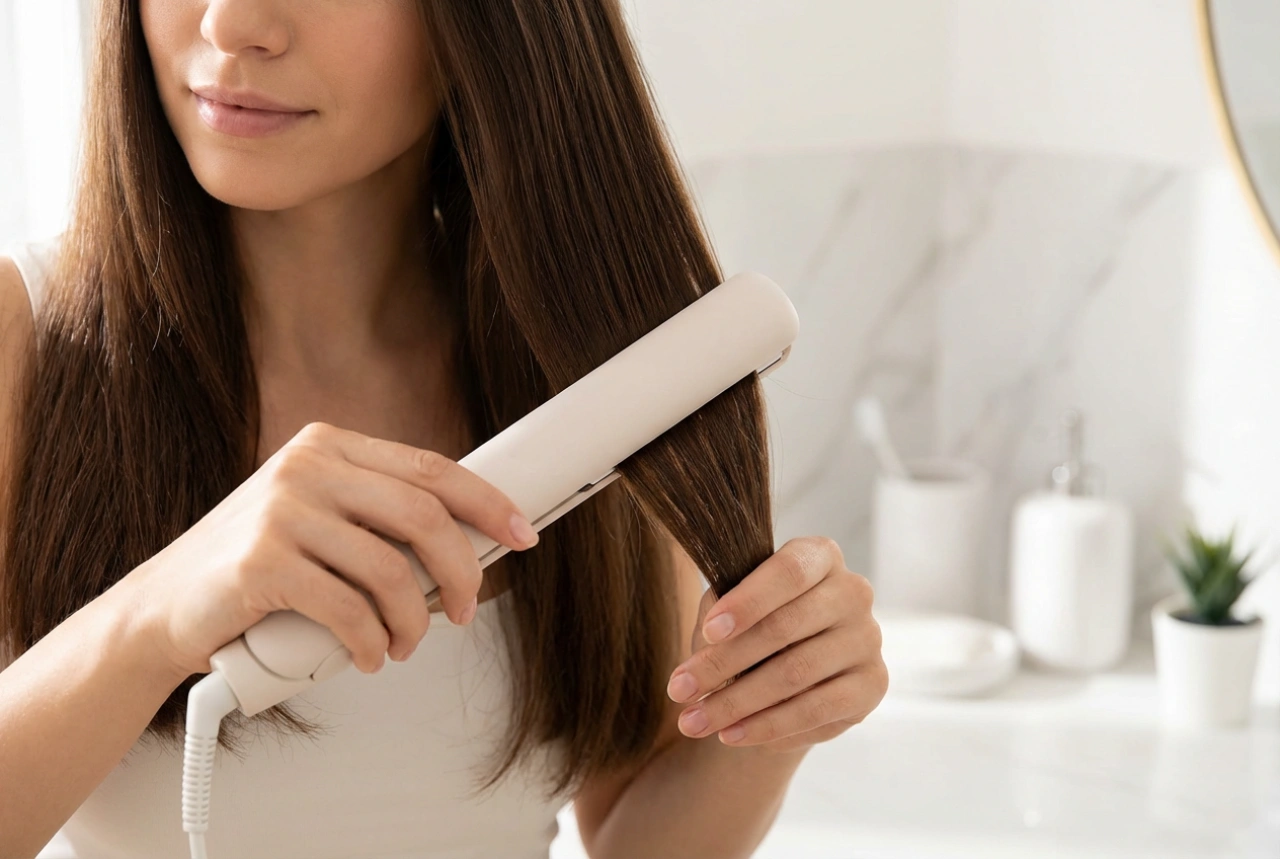 Piastra per capelli a ionizzazione: ciocche lisce senza effetto crespo