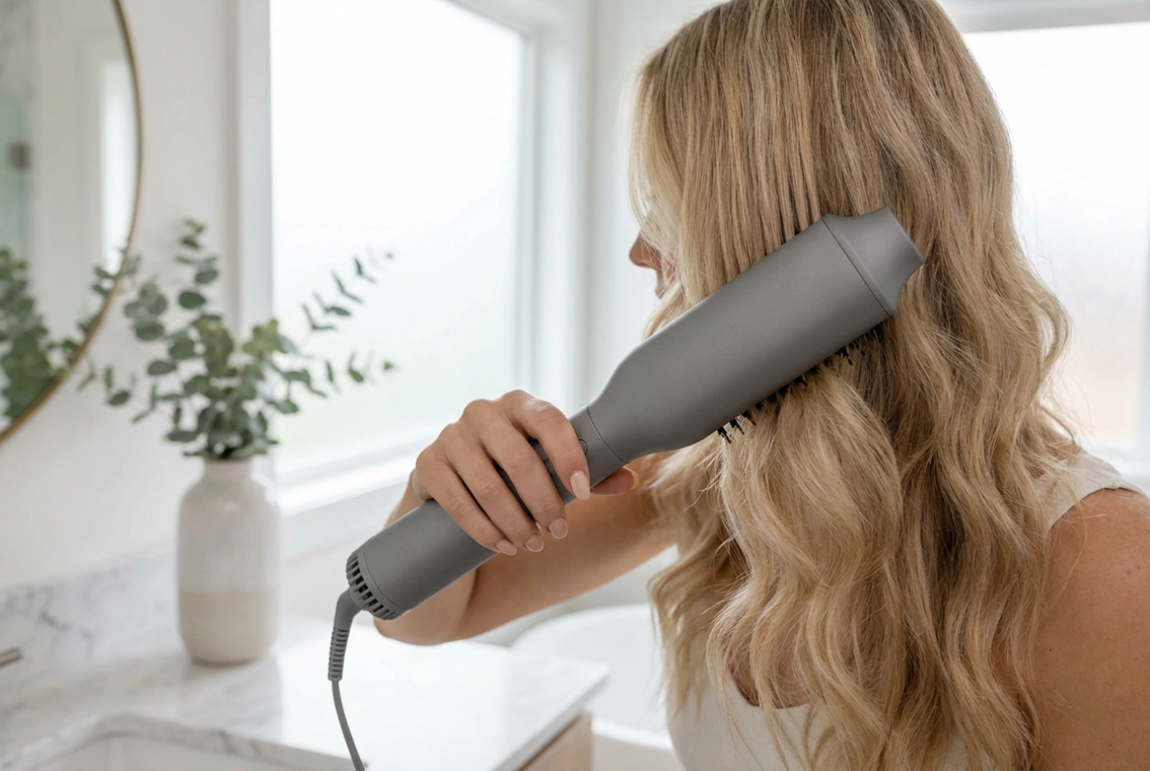 Spazzola rotante ad aria calda: volume e styling in un unico dispositivo