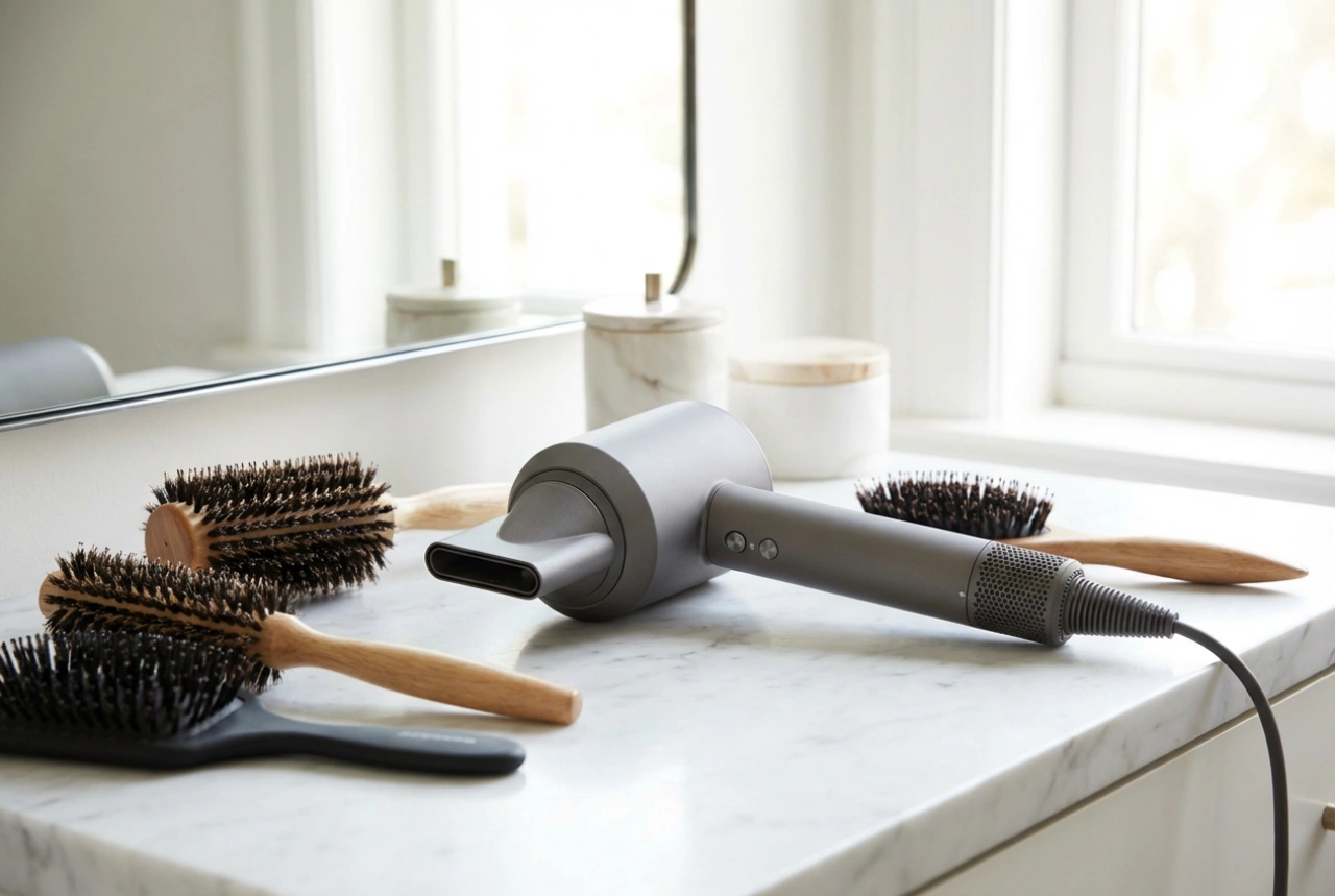 Asciugacapelli per lo Styling: Concentratore, Spazzole e Tecnica di Modellazione