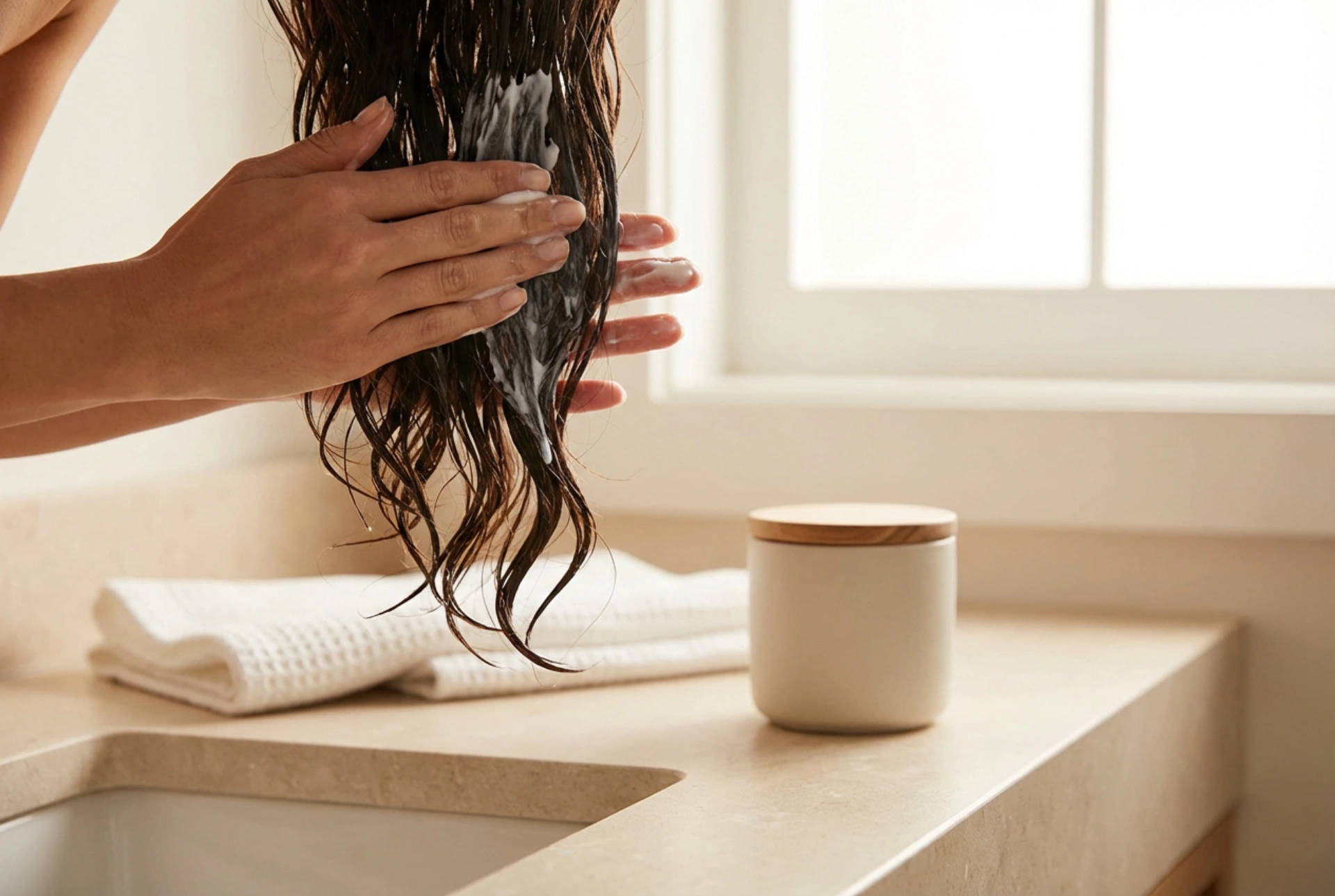 Maschera per capelli: applicazione, tempo di posa e buone pratiche