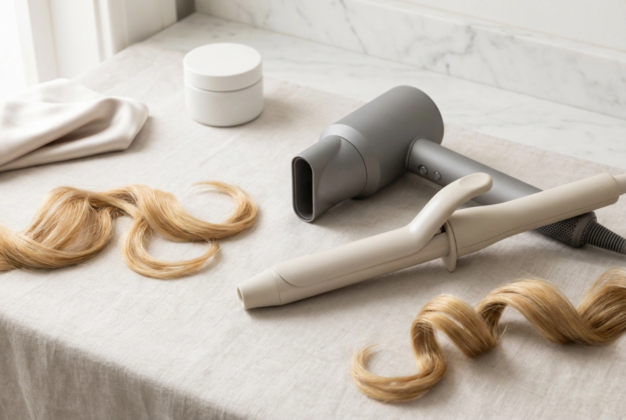 Kit per lo styling: asciugacapelli e arricciacapelli passo dopo passo