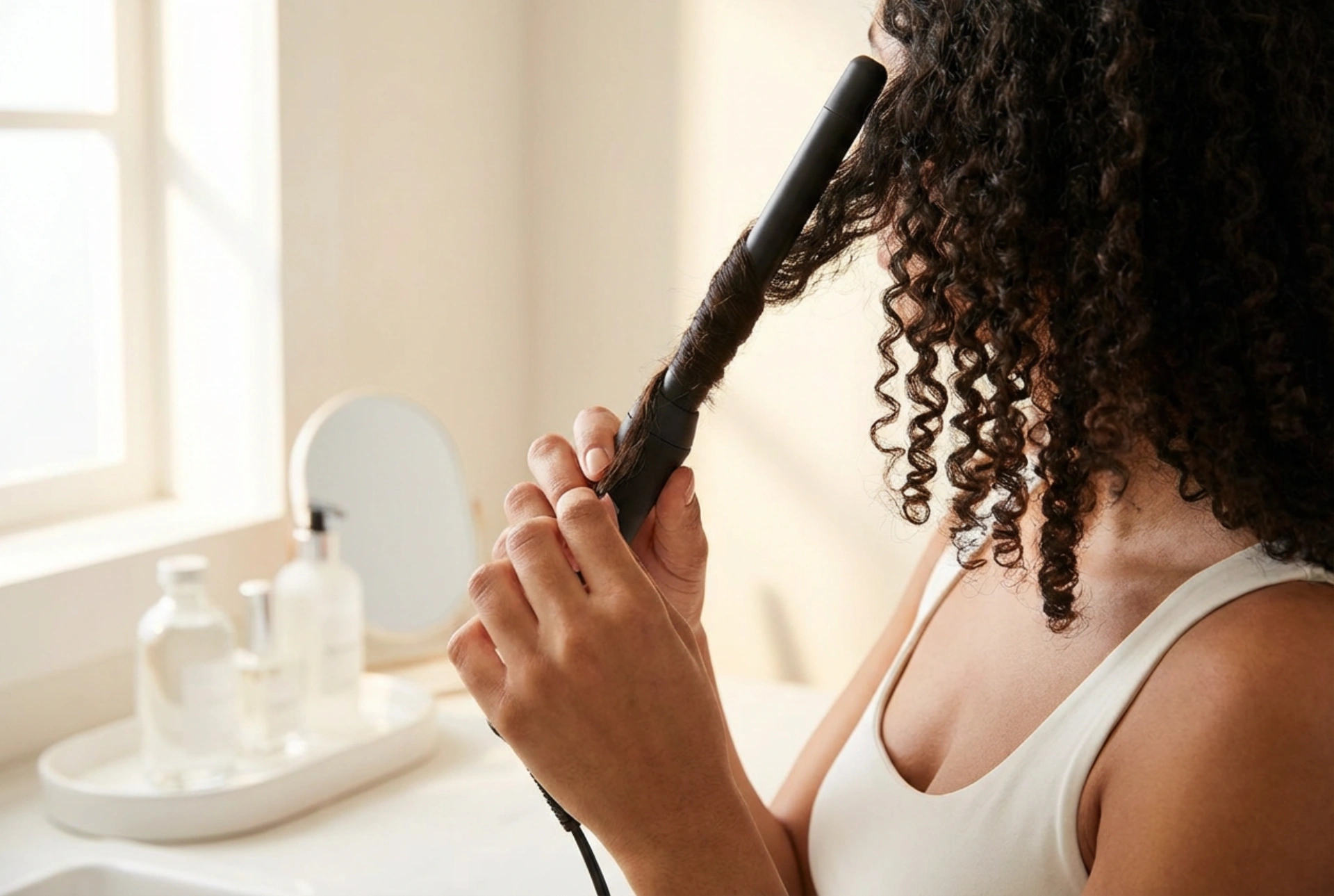 Ferro arricciacapelli sottile: ricci a molla e afro passo dopo passo