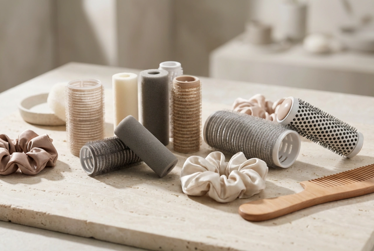 Bigodini per capelli corti: scelta del diametro e metodi veloci