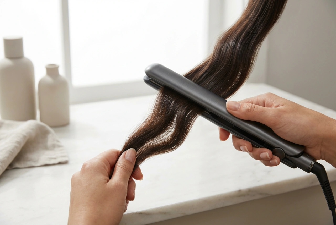 Onde Spezzate con la Piastra: Sezionare, Modellare e Fissare le Ciocche