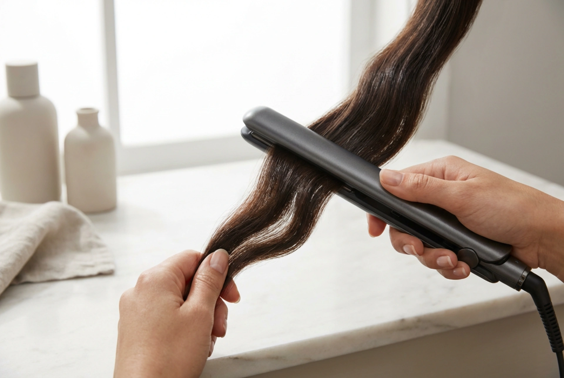 Onde Spezzate con la Piastra: Sezionare, Modellare e Fissare le Ciocche