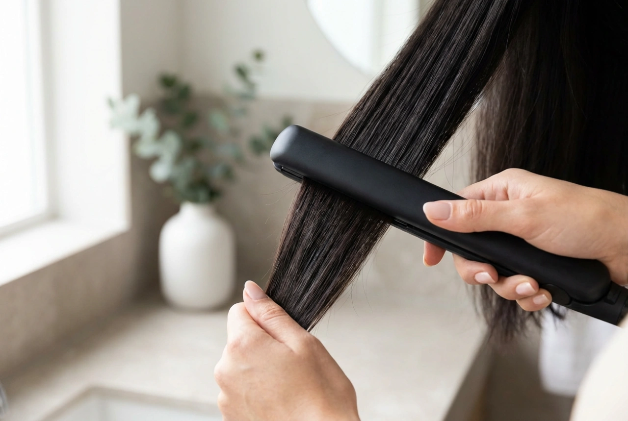 Piastra professionale per capelli spessi: placche e velocità di styling