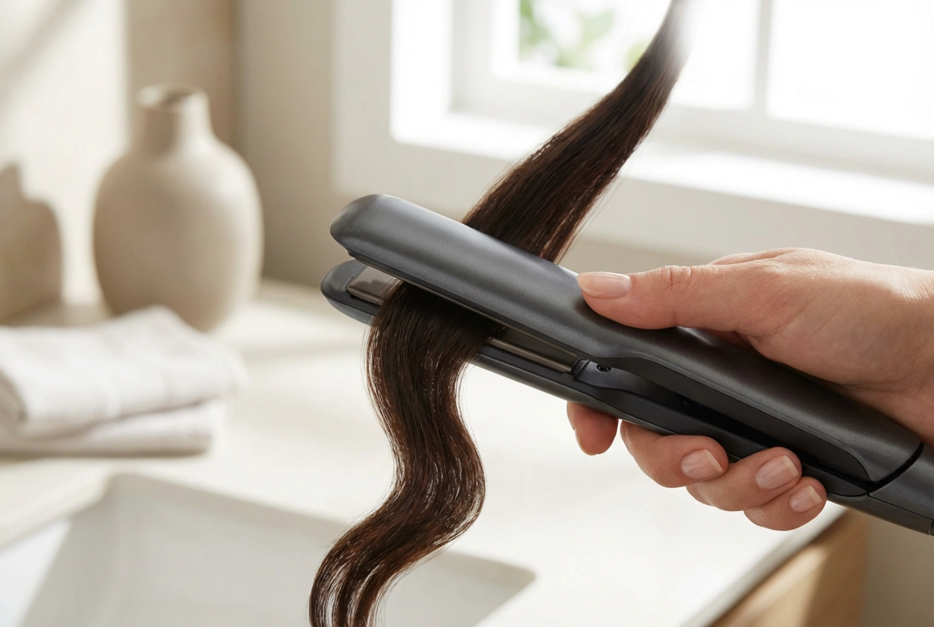Arricciare i capelli con la piastra: la tecnica perfetta con le lamelle