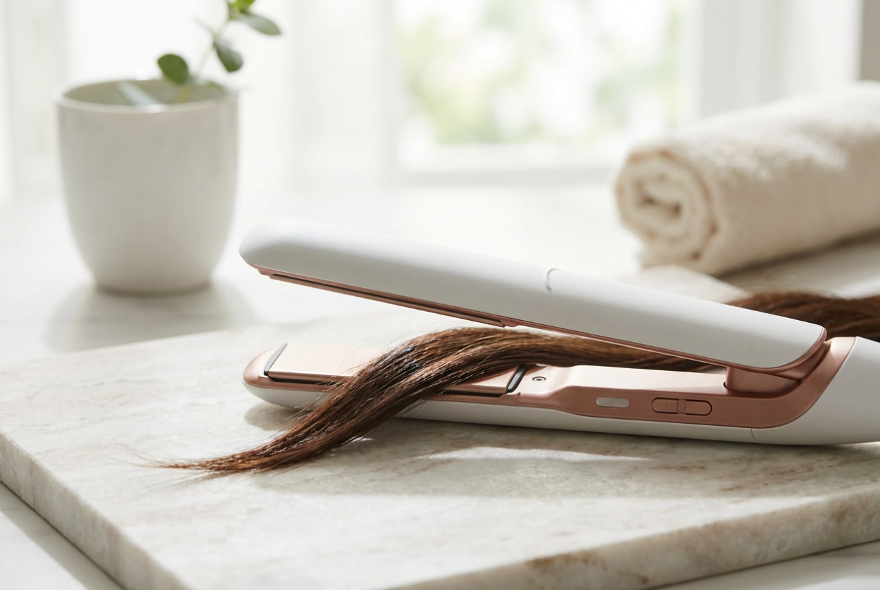 Piastra per capelli che non rovina i capelli: rivestimenti, temperatura e movimento fluido