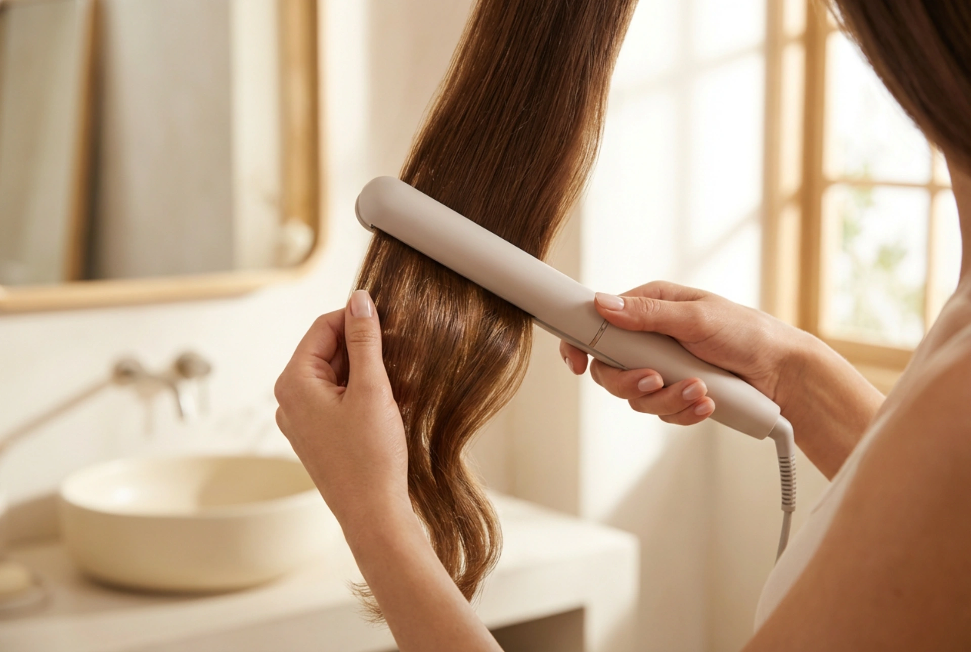 Styling con uno strumento 5 in 1: volume, onde e capelli lisci