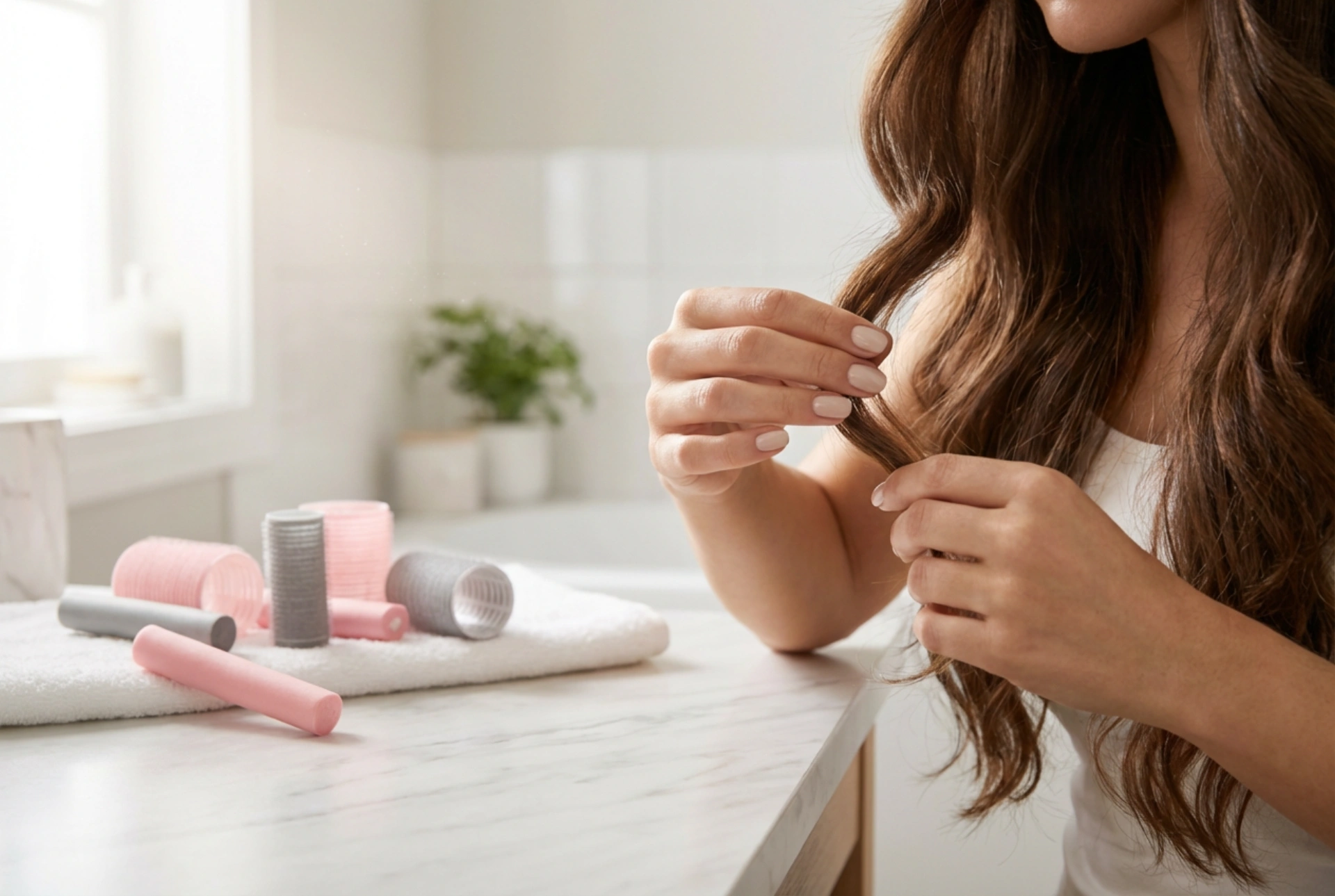 Bigodini per capelli lunghi: scelta del diametro e tecniche per onde durature