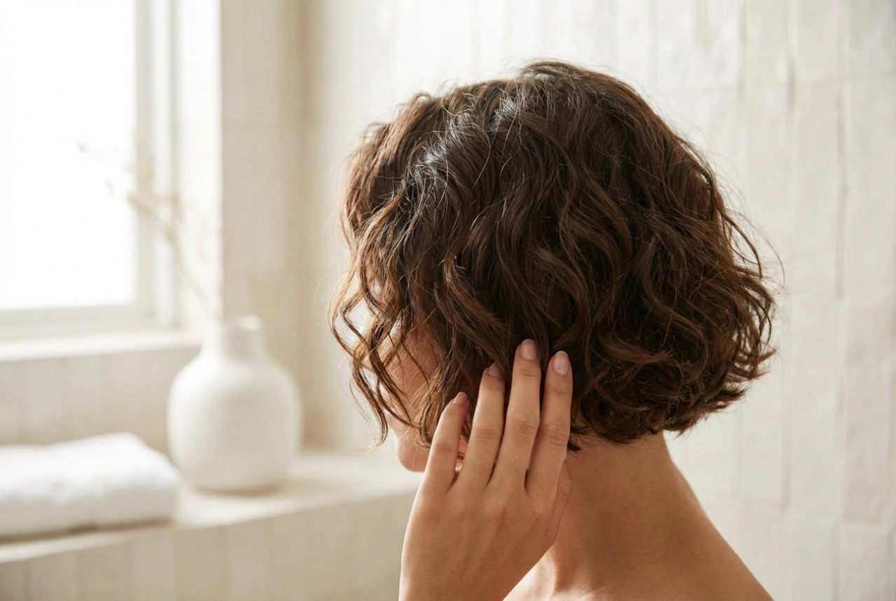 Capelli corti e onde: tecniche rapide senza calore