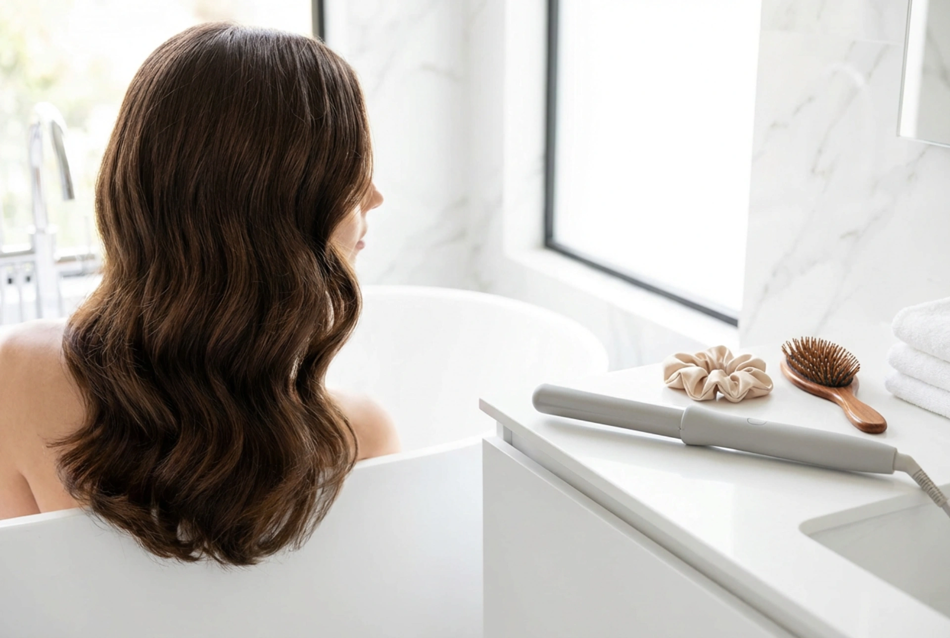 Onde su capelli lunghi: metodi con e senza calore