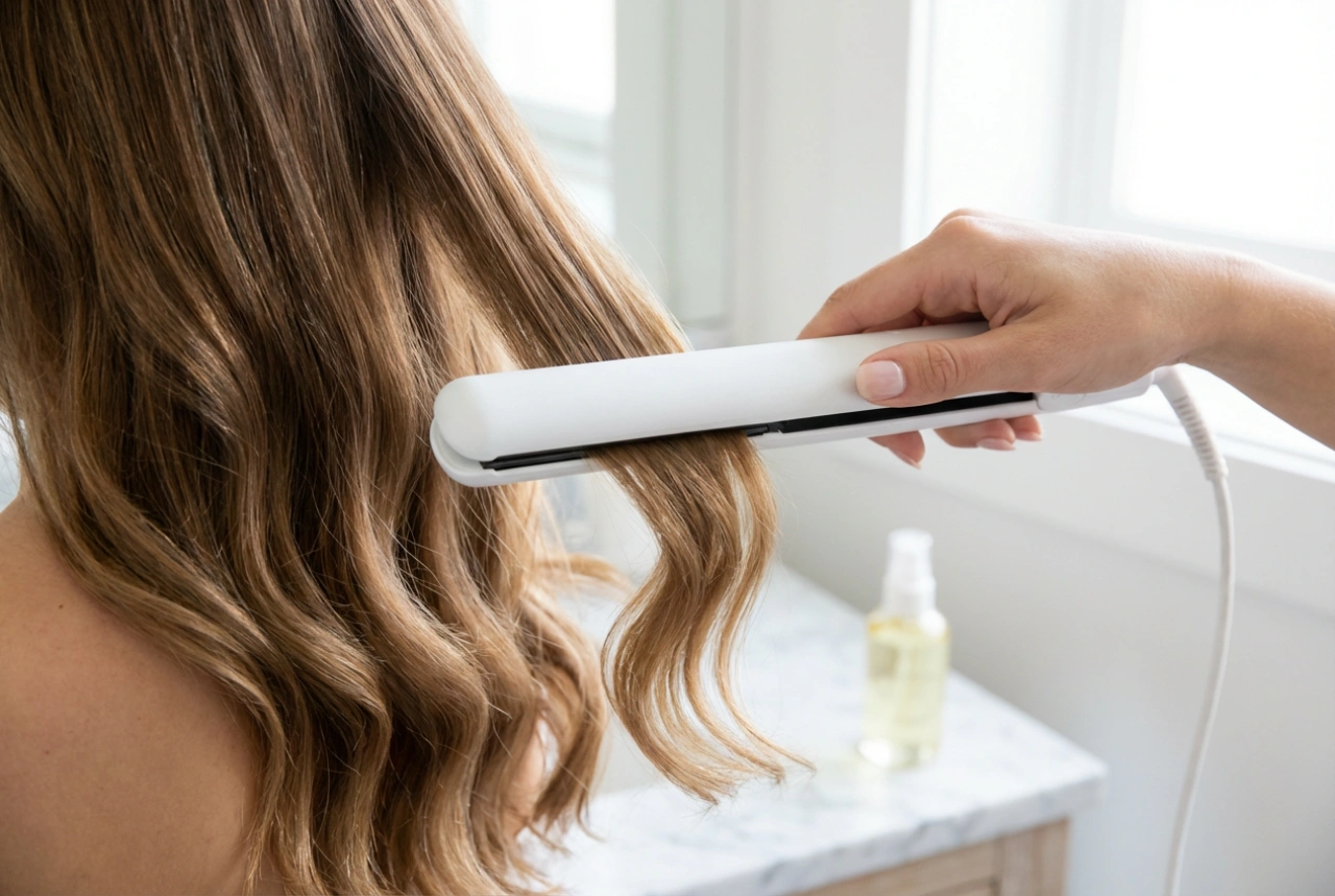 Arricciare i capelli con la piastra: onde veloci, senza pieghe e luminose
