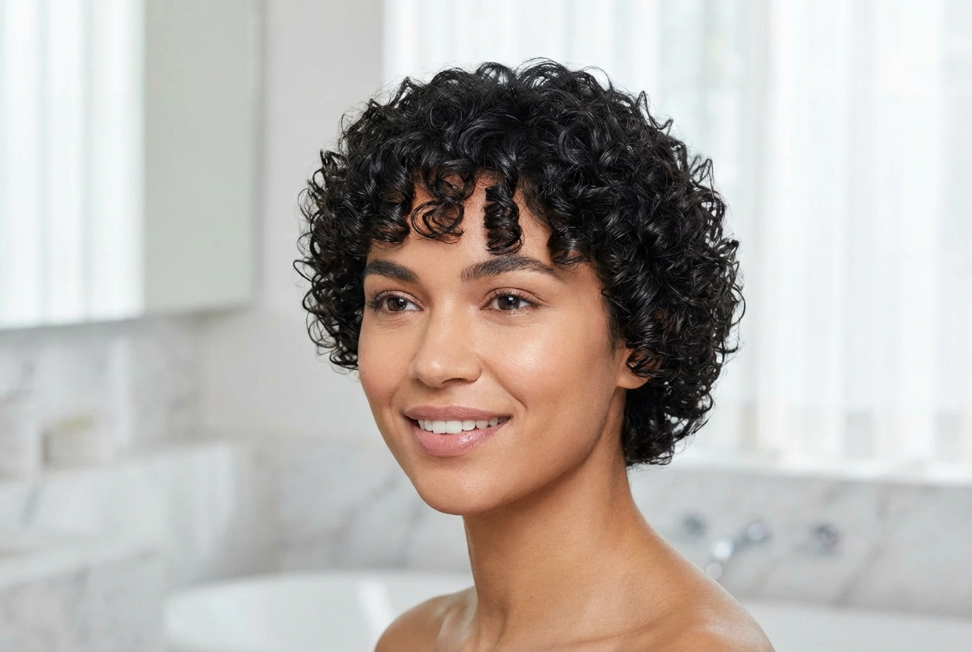 Ciocche corte e ricci su capelli corti: cosa funziona meglio