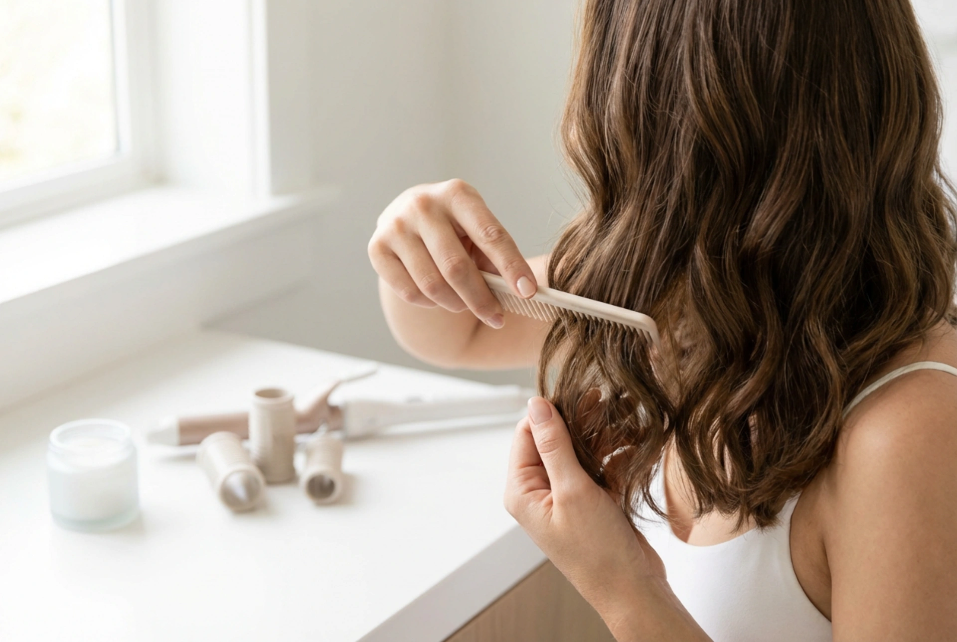 Onde su capelli medi: 4 tecniche dal ferro arricciacapelli ai bigodini