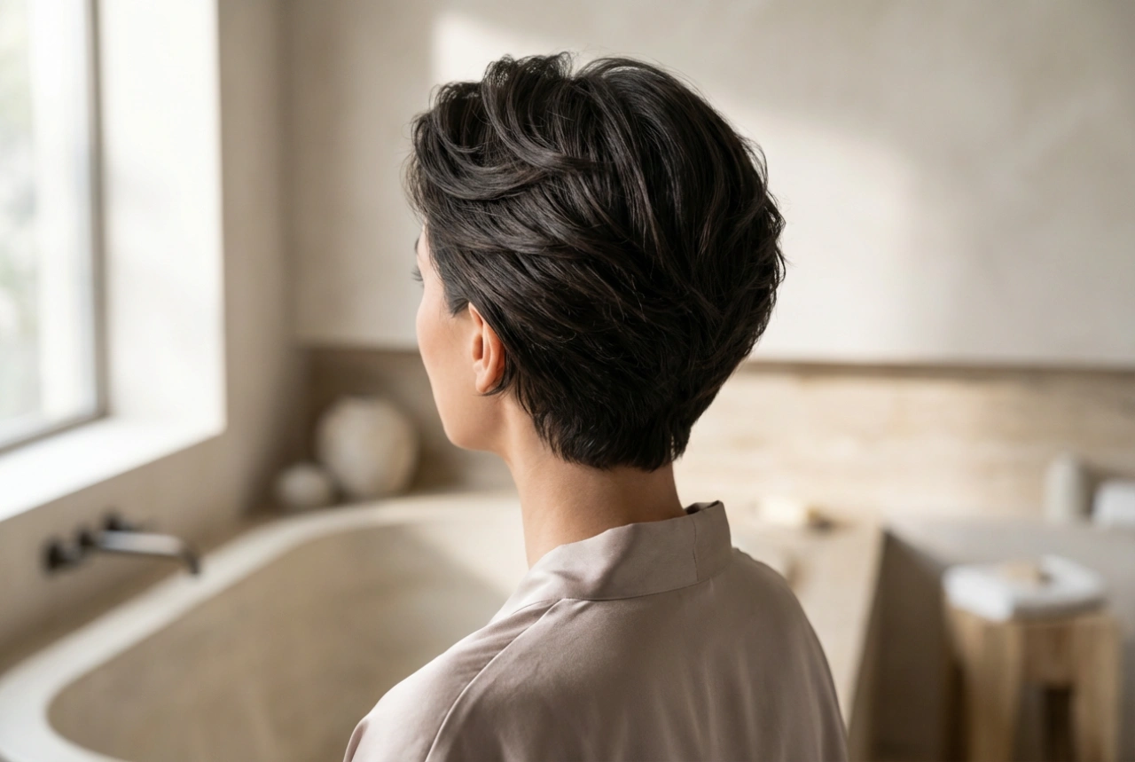 Styling dei capelli corti: volume, direzione, finitura