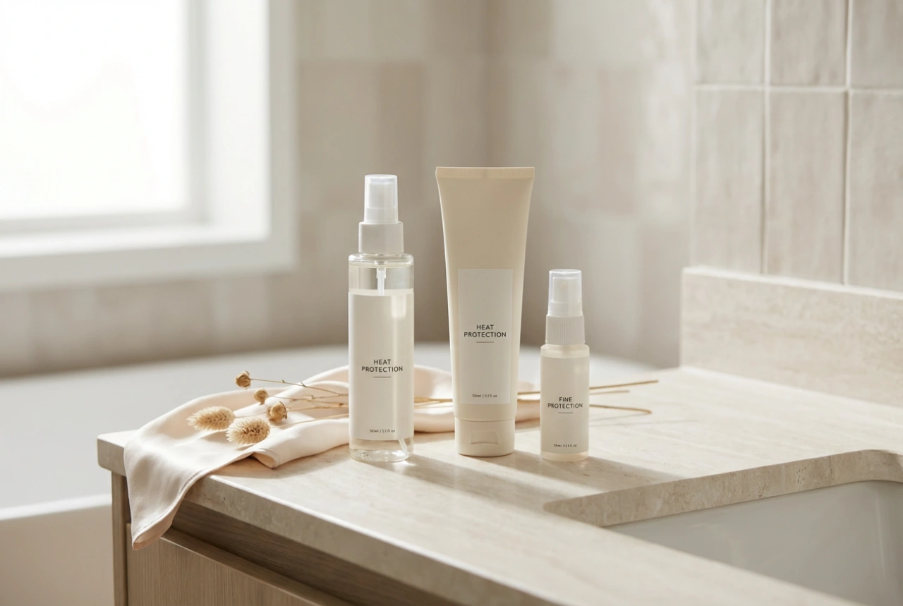 Protezione termica quotidiana per capelli: spray, creme e lozioni spray