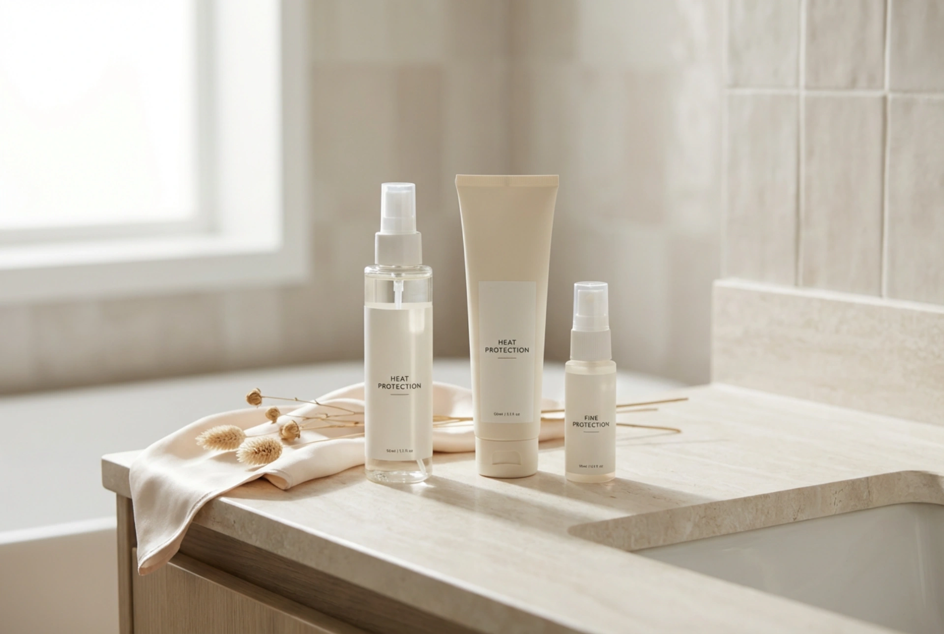 Protezione termica quotidiana per capelli: spray, creme e lozioni spray