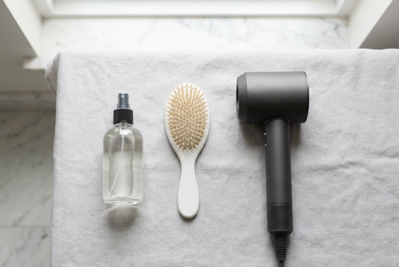 Protezione dal calore per i capelli: l'ordine corretto nella routine di styling