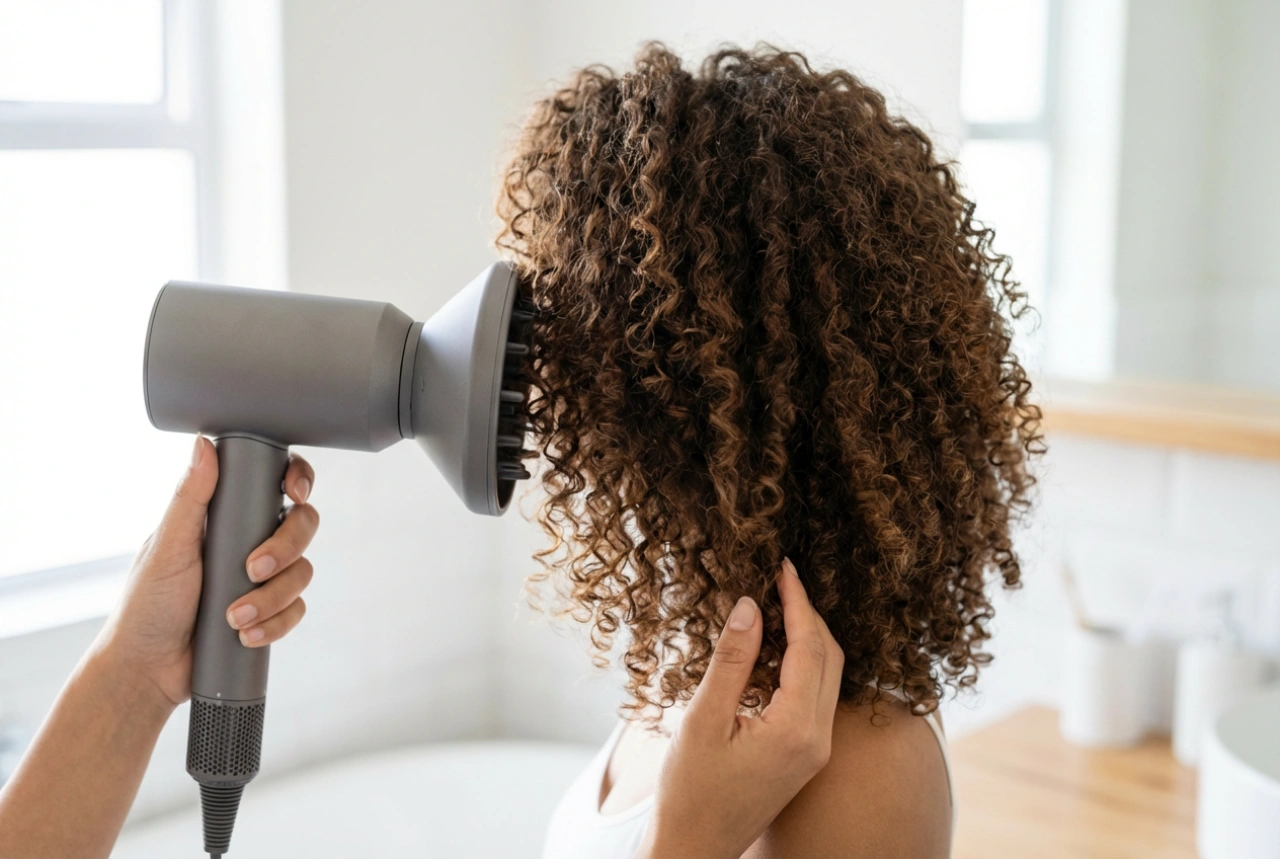 Asciugacapelli con diffusore e ionizzatore: come asciugare onde e ricci naturali