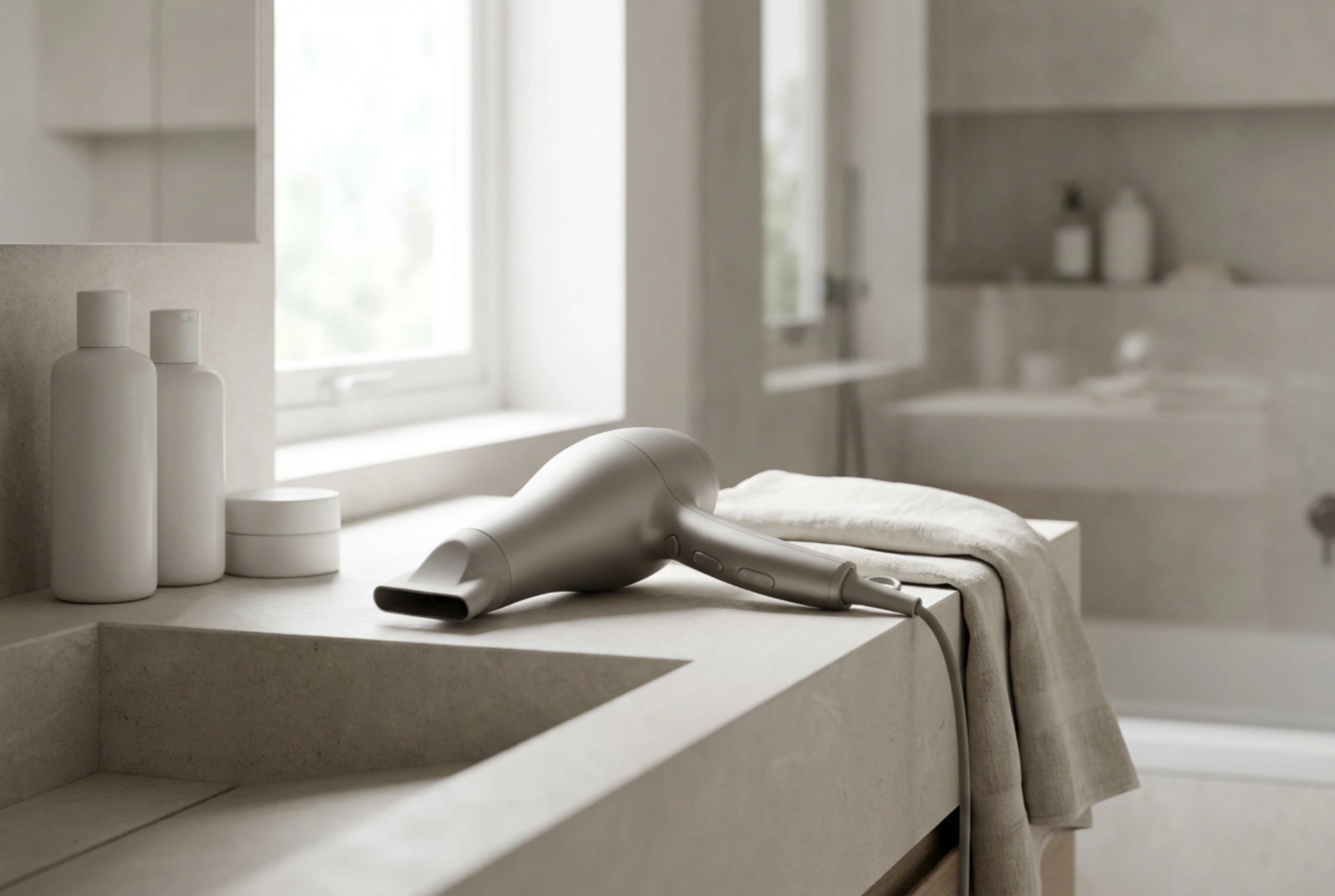 Asciugacapelli leggero con ionizzazione: comfort e asciugatura rapida