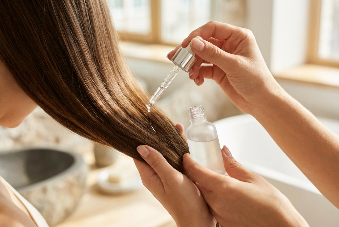 Siero per capelli effetto parrucchiere a casa: levigatezza, lucentezza e dosaggio del prodotto