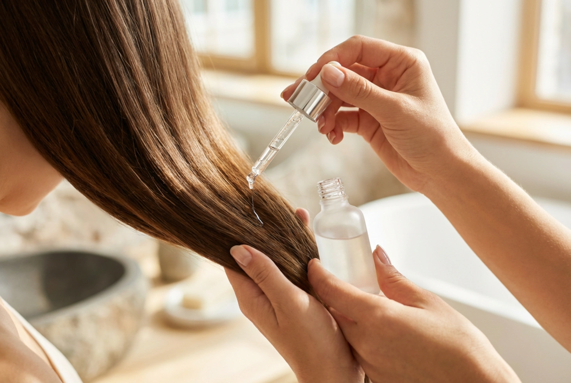 Siero per capelli effetto parrucchiere a casa: levigatezza, lucentezza e dosaggio del prodotto