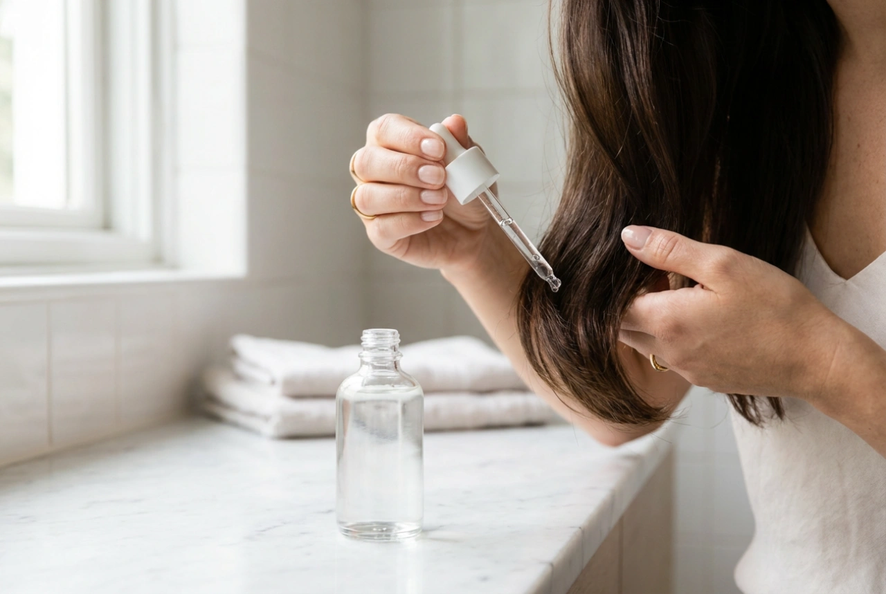 Siero termoprotettore per capelli: applicazione prima dell'asciugatura e della piastra