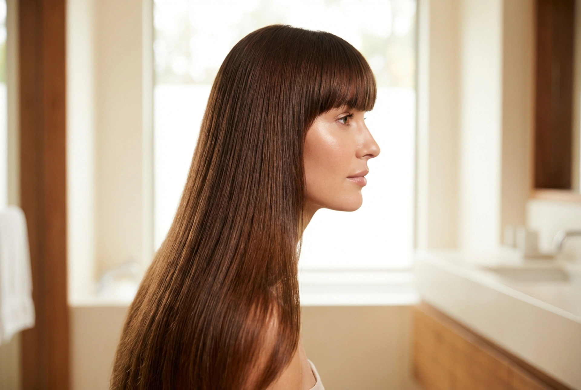 Capelli lunghi con frangia: come acconciarli e valorizzarne la forma