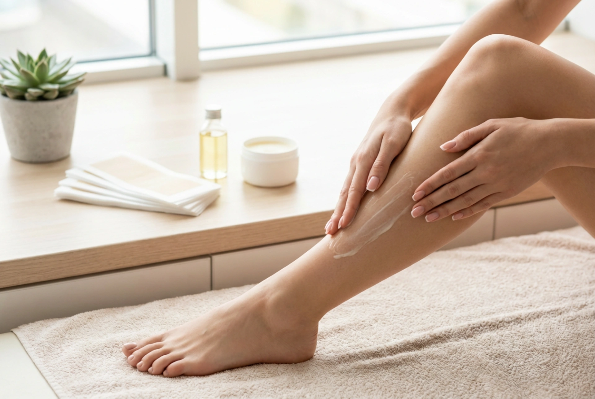 Depilazione delle gambe con la cera: preparazione della pelle, direzione dello strappo e cura successiva
