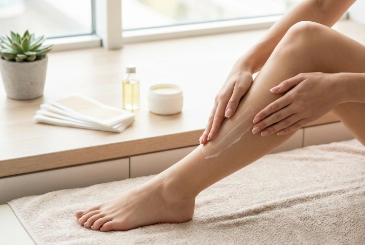 Depilazione delle gambe con la cera: preparazione della pelle, direzione dello strappo e cura successiva
