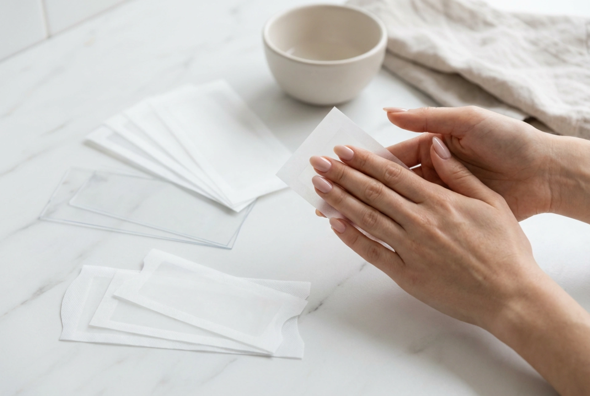 Strisce di cera: scelta della dimensione, riscaldamento e tecnica di strappo