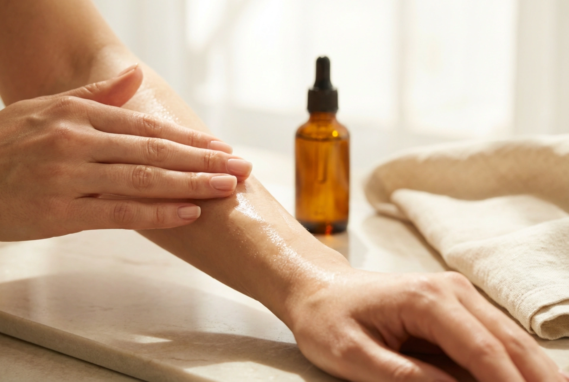 Olio corpo idratante: come scegliere la formula e le tecniche di massaggio